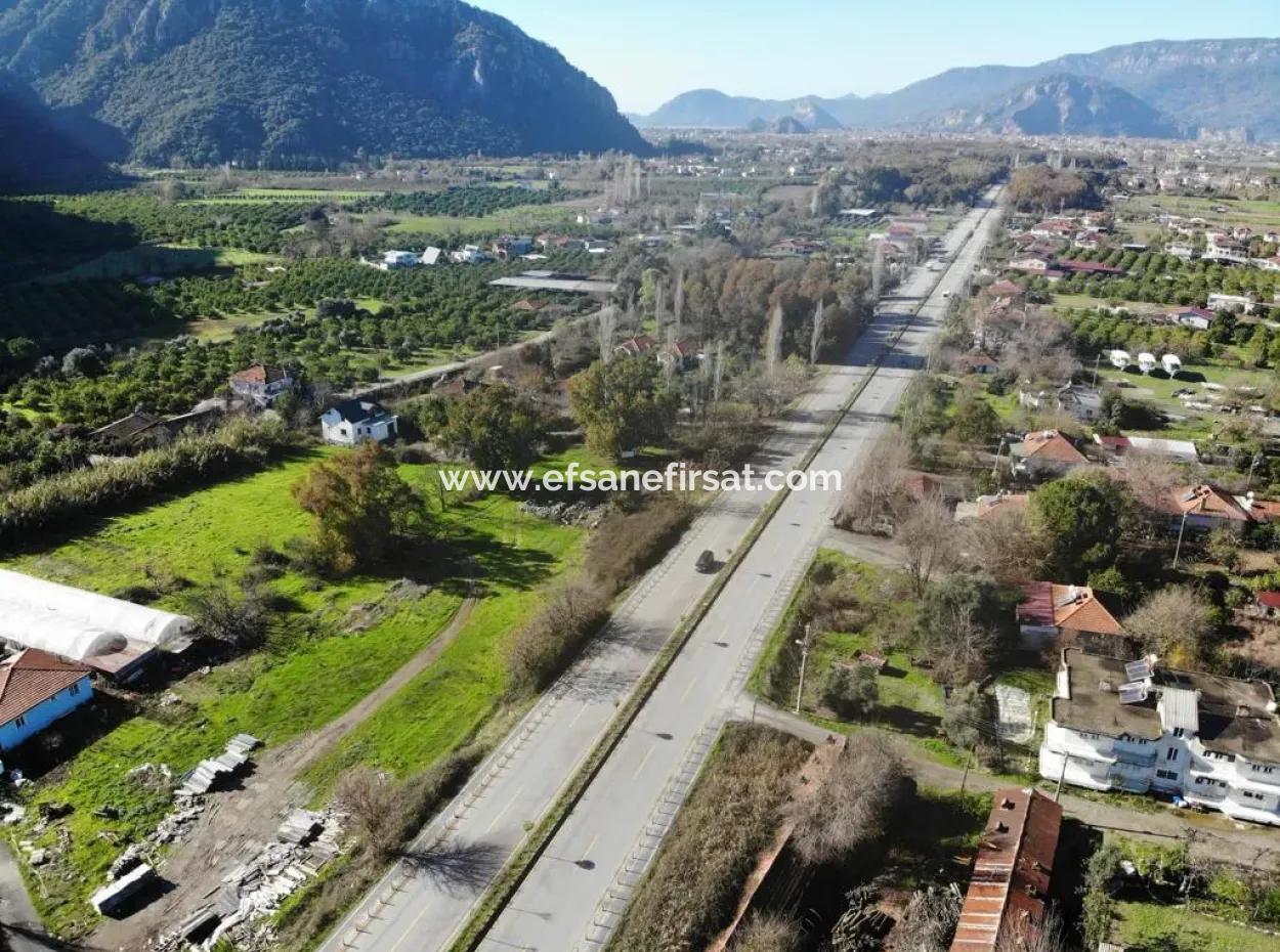 3.577M2 Feld Zum Verkauf Mit 100M Fassade Zur Hauptstraße An Der Ortaca - Dalyan Road