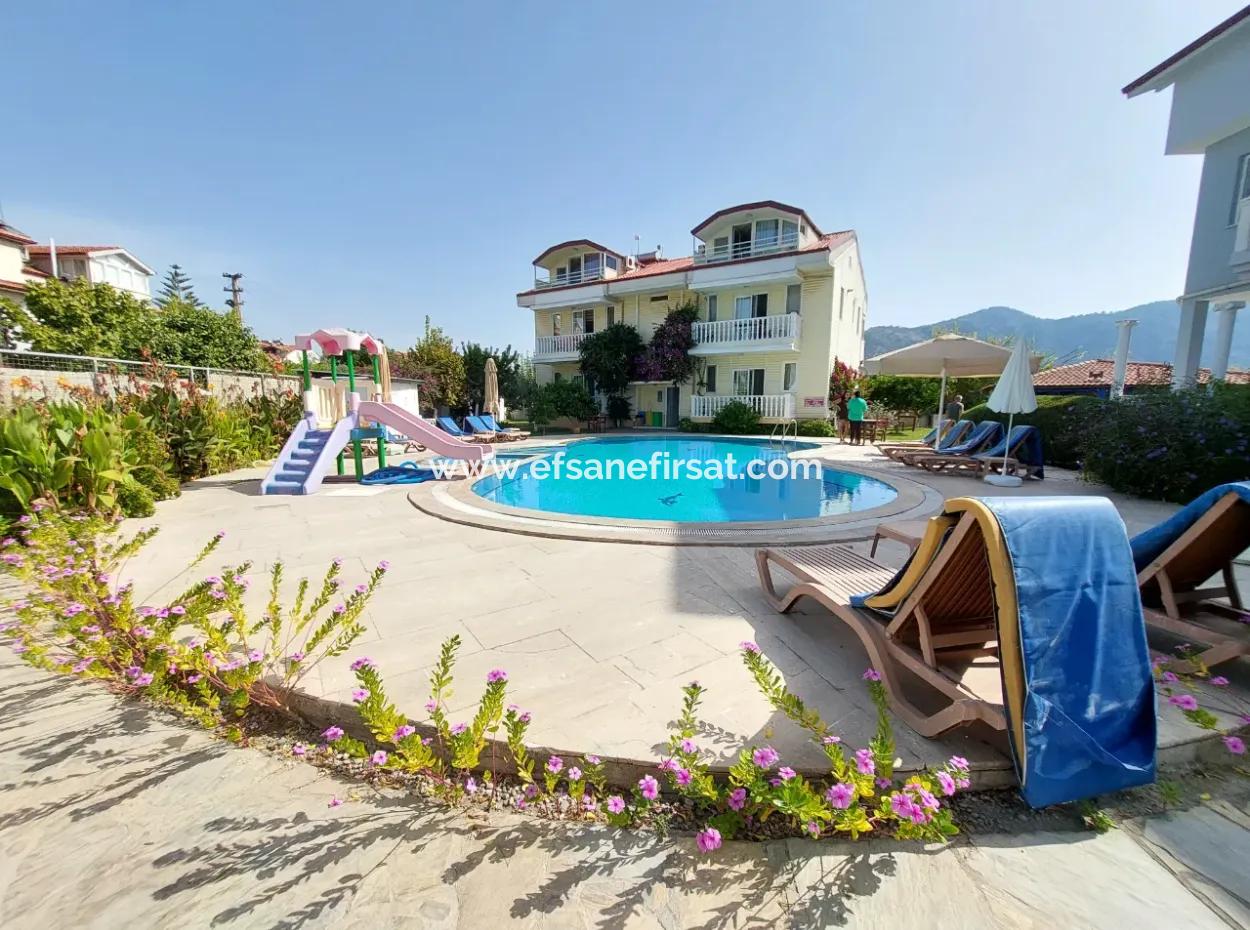 Mugla Dalyanda 63 M2, 2 1 Schwimmbad Wohnung Zu Verkaufen