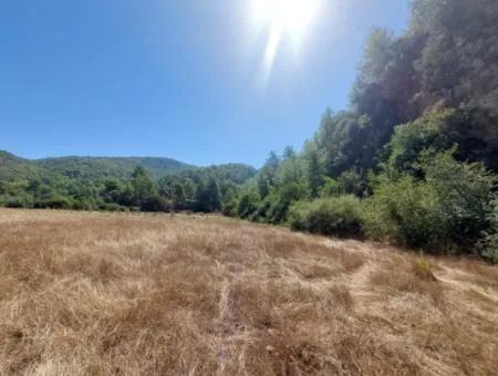 4.427 M2 Fruchtbares Land Mit Blick Auf Die Berge Und Die Natur In Ortaca Okçular Zu Verkaufen