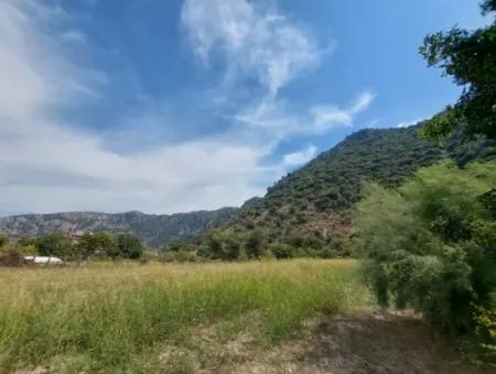 Fruchtbares 1.680 M2 Land Am Berghang Zum Verkauf In Dalyan, Muğla