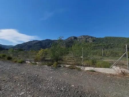 Ortaca Mergenlide Mountain Edge, 1 400 M2 Zoniertes Land Zum Verkauf