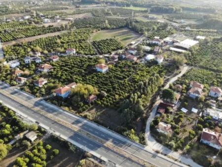 Muğla Köyceğizde Antalya - Izmir Hauptstraße Null Tankstelle Geeignetes Gewerbegebiet Land Zum Verkauf