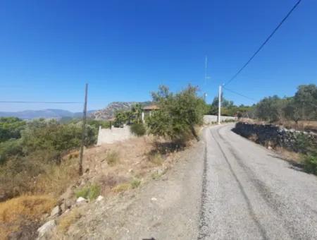 Mugla Gökbelde See- Und Meerblick 1000M2 Land Zum Verkauf