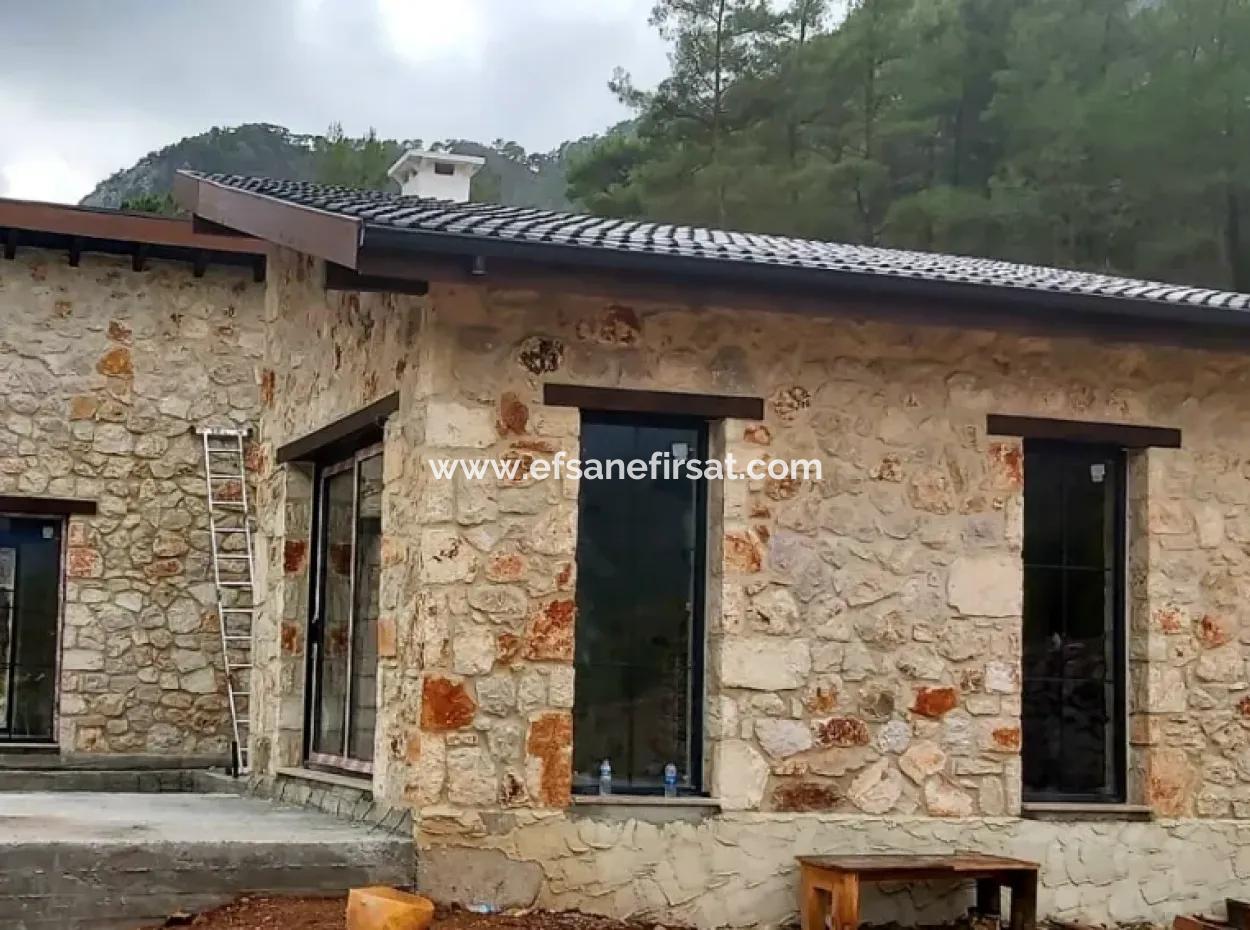 Zero Detached Stone House For Sale In Fethiye Grapes Redbelde