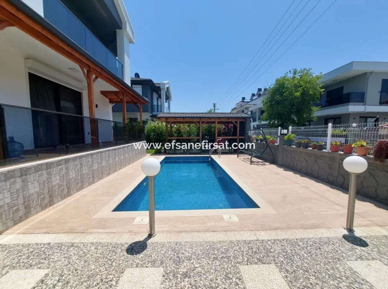 Muğla Dalaman Swimming Pool 3 1 Furnished Ready To Use Duplex Emergency Sale