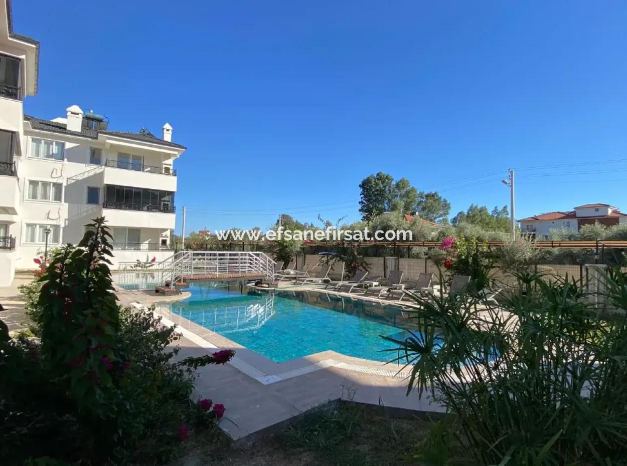 2 1 85M2 Luxury Apartment For Rent In A Complex With Pool Close To The Center Of Ortaca.