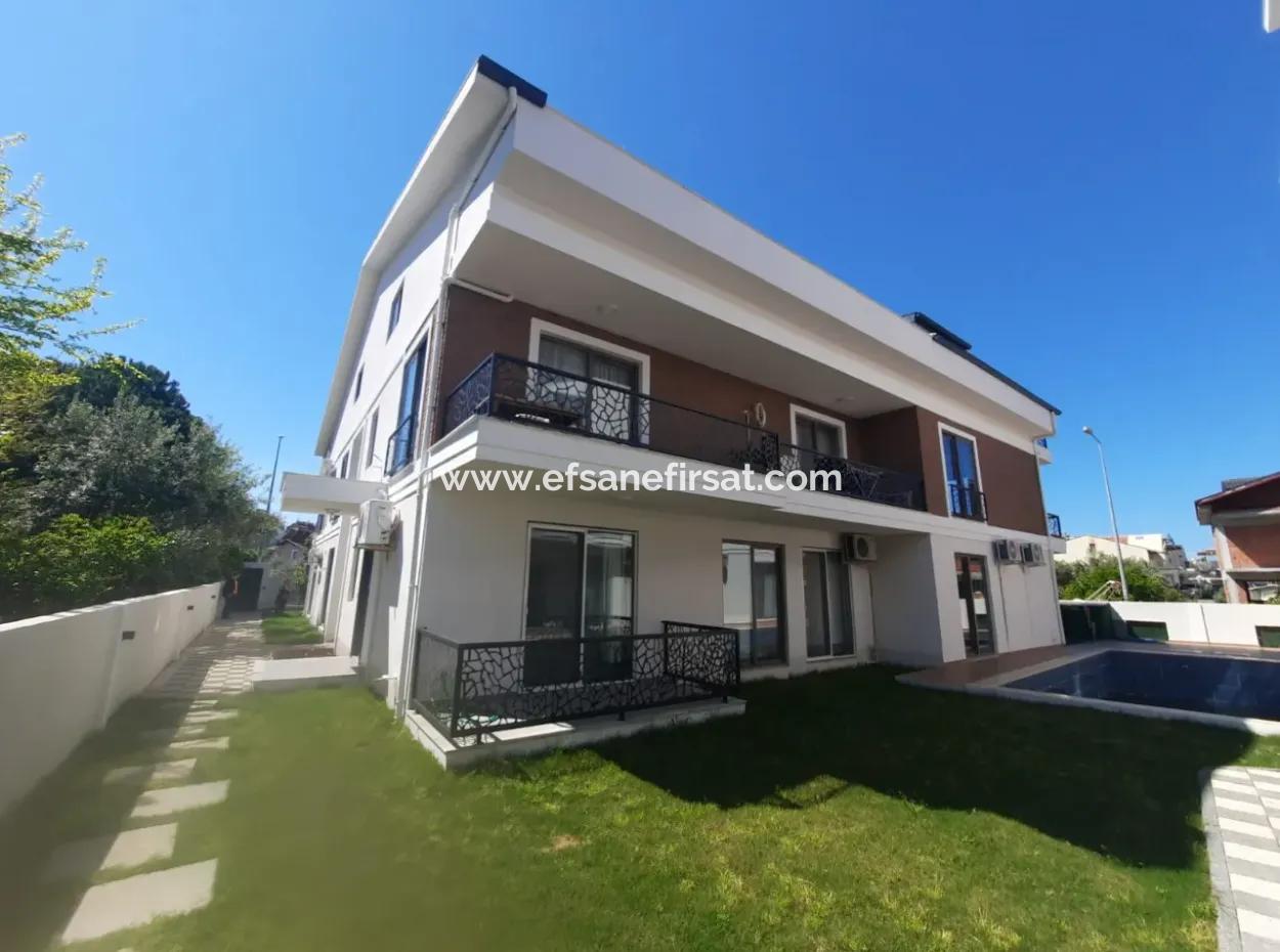 Fethiye Foçada 680 M2 Plot With Zero Swimming Pool.70M2, 2 1 Apartment For Sale