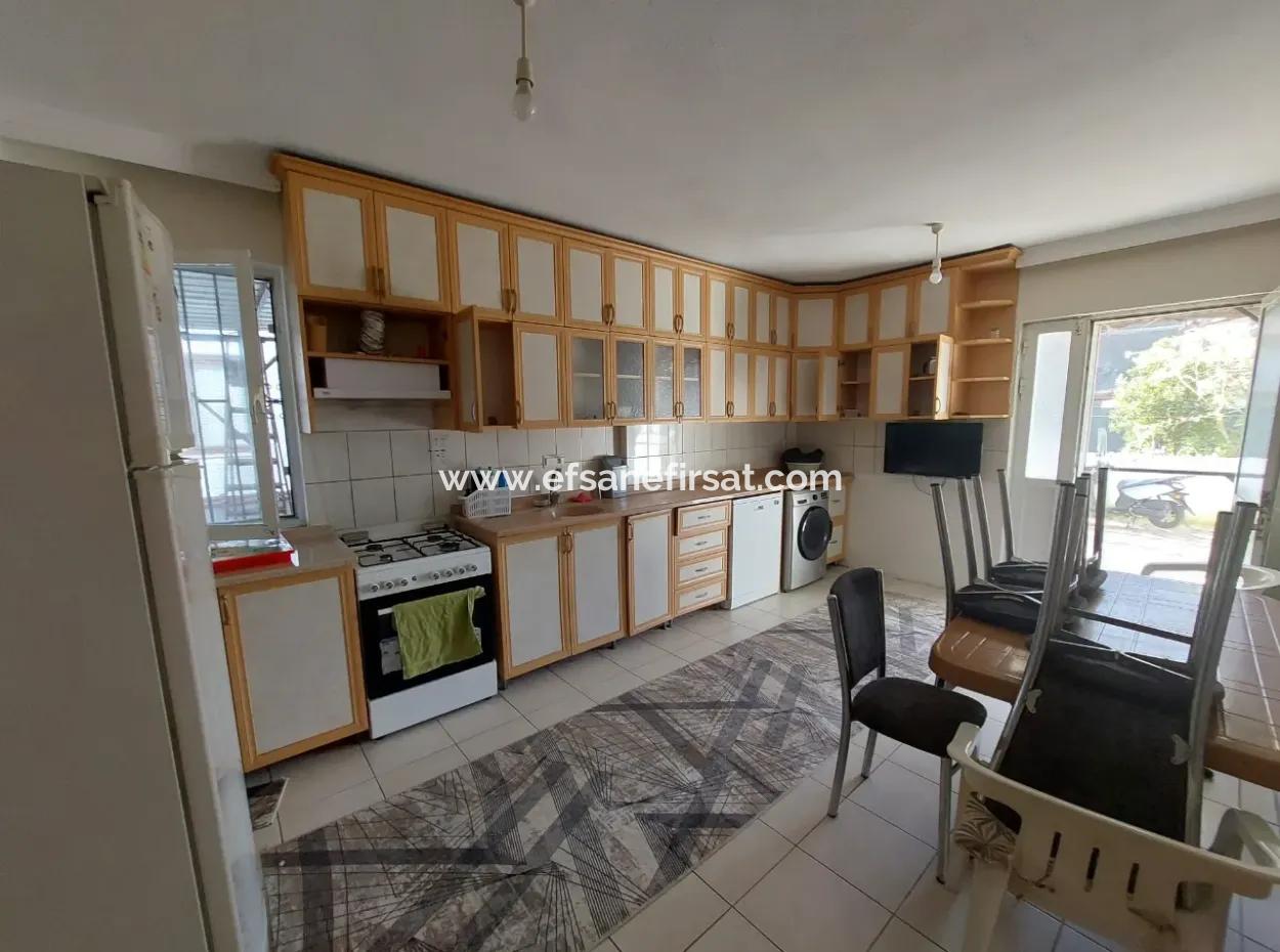 Ortaca Dalyanda 3 1, Furnished Ground Floor Apartment For Rent