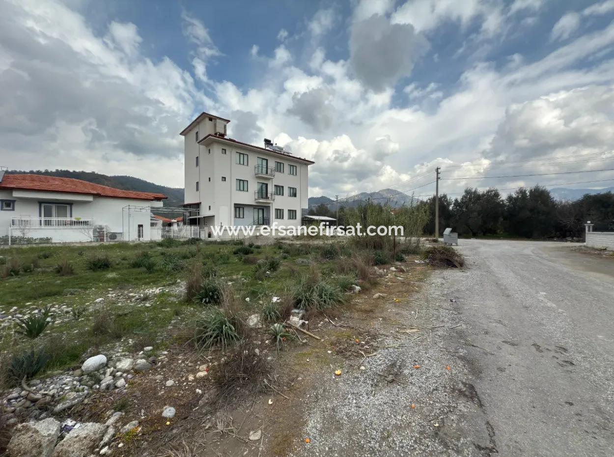 517M2 3 Floor Zoned Land For Sale In Ortaca Çaylı