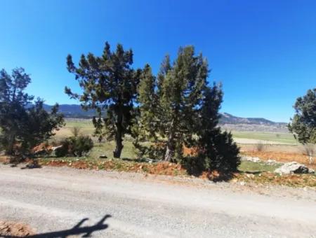 912 M2 Detached Land Suitable For Deposit In Denizli Çameli Belevi For Sale