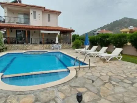 3 1 Villa With Swimming Pool On 580 M2 Detached Land In Dalyan, Muğla