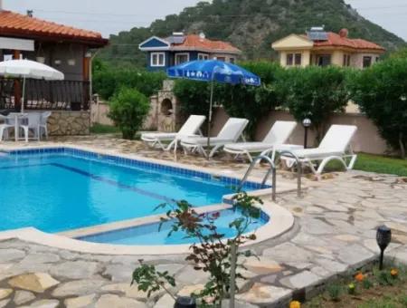 3 1 Villa With Swimming Pool On 580 M2 Detached Land In Dalyan, Muğla