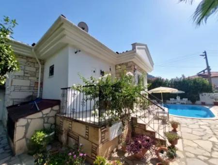 2 1 Single Storey Detached House With Swimming Pool For Sale In Ortaca Marmarlı, Mugla