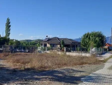 For Sale In Köyceğiz Poplar, 80 M2 Construction License Ready 1.200 M2 Zoned Land