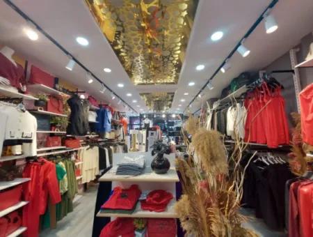 50M2 Women's Clothing Store In Ortaca Center Is For Rent.