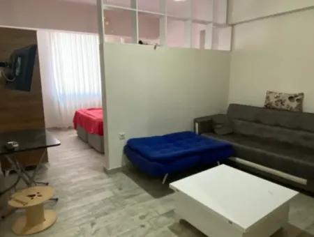 Ortaca Çarşıda Full Eşyalı 1+1 Daire Kiralık.