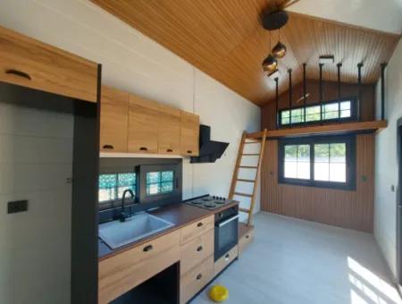 Dalyan Okçularda 220M2 Arazide 25M2 Sıfır Tiny House Ve Arsası Satılık Veya Takas