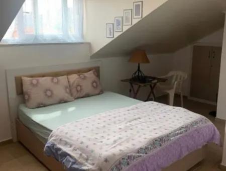 Muğla Dalyan Gürpınarda Eşyalı 1+1 Çatı Katı Daire Kiralık